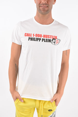 T-shirt Platinum Cut Round Neck Statement
