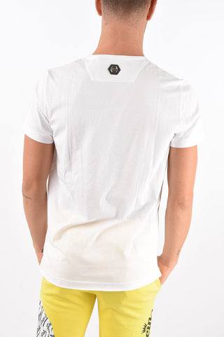 T-shirt Platinum Cut Round Neck Statement