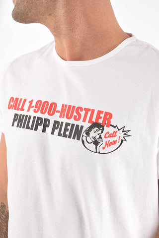 T-shirt Platinum Cut Round Neck Statement