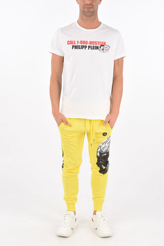 T-shirt Platinum Cut Round Neck Statement