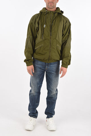 nylon 2 pockets J-PACKAR jacket with hood