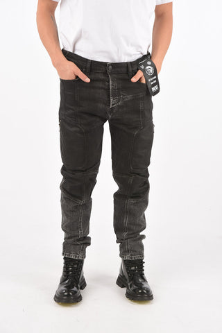 17cm cargo D-VIDER-BK-SP carrot fit jeans L32