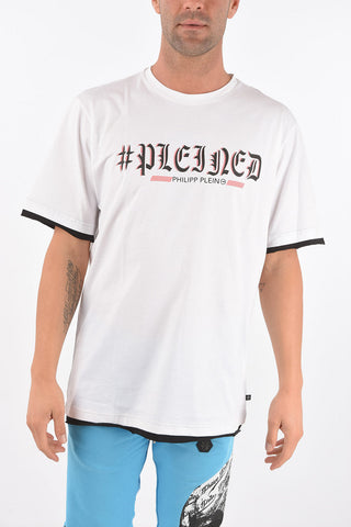 GOLD CUT Crew Neck STATEMENT Cotton T-Shirt