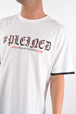 GOLD CUT Crew Neck STATEMENT Cotton T-Shirt