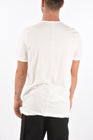Crewneck T-shirt LEVEL TEE with Logo Patch