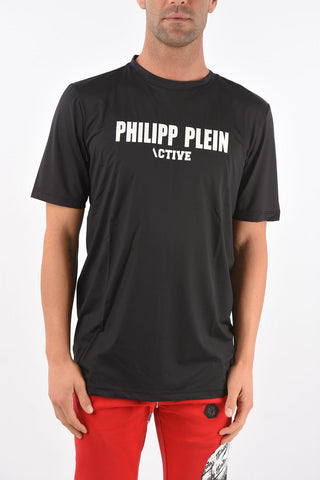Crew Neck ACTIVE Printed T-Shirt