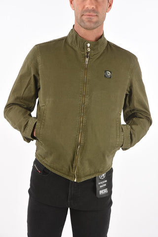 cotton 2 pockets J-HALLS-A jacket with zip closure