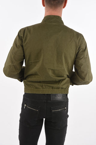 cotton 2 pockets J-HALLS-A jacket with zip closure