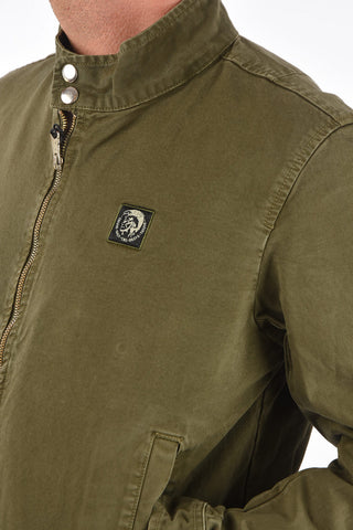 cotton 2 pockets J-HALLS-A jacket with zip closure