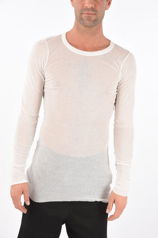 Stretchy RIB long sleeve t--shirt