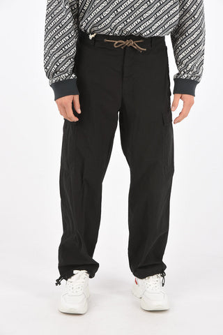 Cargo Trousers CARRIER with Drawstrings at Waistband and Ankles 20cm