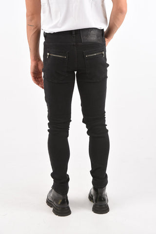 jeans skinny fit D-AMNY-BK-SP1 in denim stretch 14cm L.32