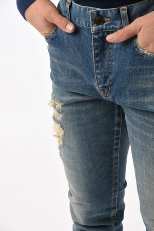 5 Pocket Distressed Denims