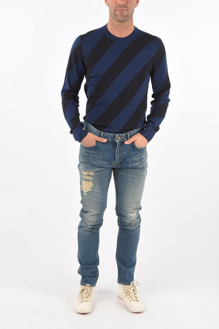 Jeans 5 Tasche in Denim Distressed