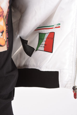 Nylon F**K Bomber Jacket with Patches