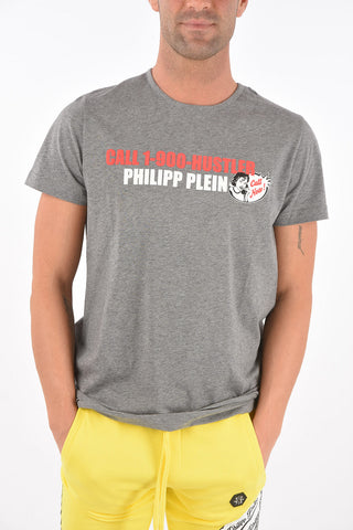 PLATINUM CUT Crew Neck CALL NOW Cotton T-Shirt