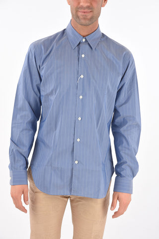 Printstriped silk blend DAN shirt