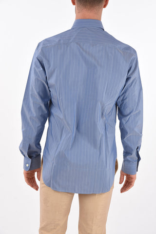Printstriped silk blend DAN shirt