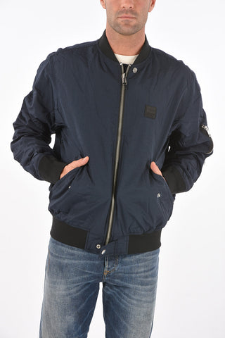 nylon J-DUST-KA bomber with zip closure