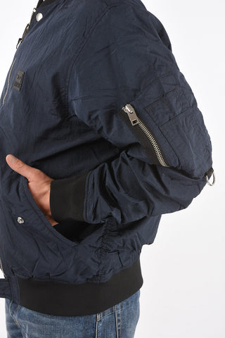 nylon J-DUST-KA bomber with zip closure