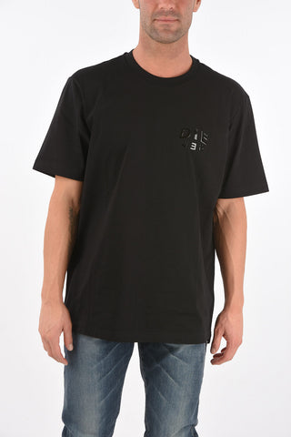 cotton T-JUST-SLITS-A30 crew-neck t-shirt