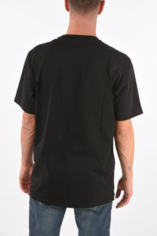 cotton T-JUST-SLITS-A30 crew-neck t-shirt