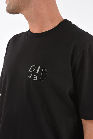 cotton T-JUST-SLITS-A30 crew-neck t-shirt