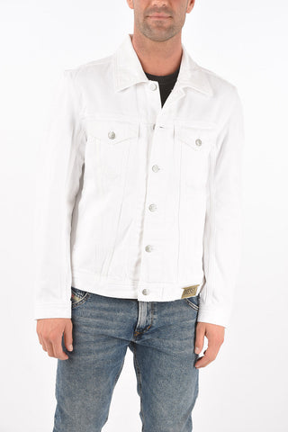 giubbotto NHILL-C1 in denim con taschini