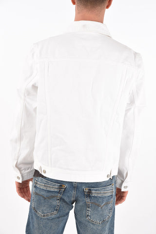 giubbotto NHILL-C1 in denim con taschini