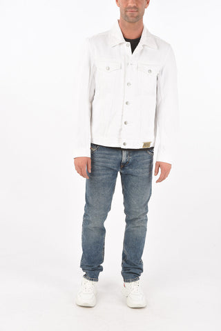 giubbotto NHILL-C1 in denim con taschini
