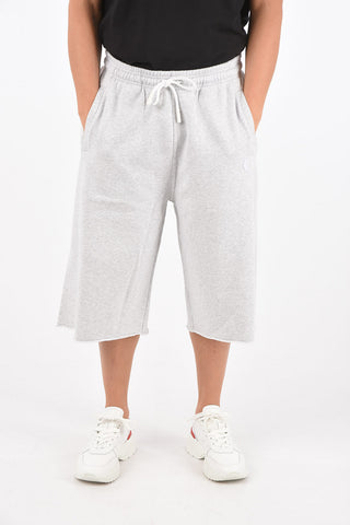 Raw-cut Edged Jersey Shorts