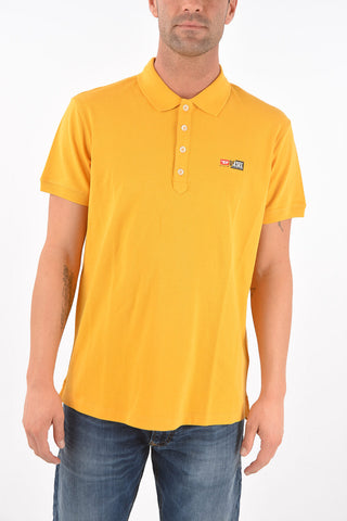 polo T-WEET-SPLIT pique' con stampa logo