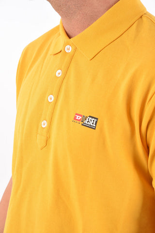 polo T-WEET-SPLIT pique' con stampa logo