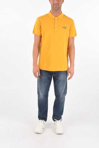 polo T-WEET-SPLIT pique' con stampa logo