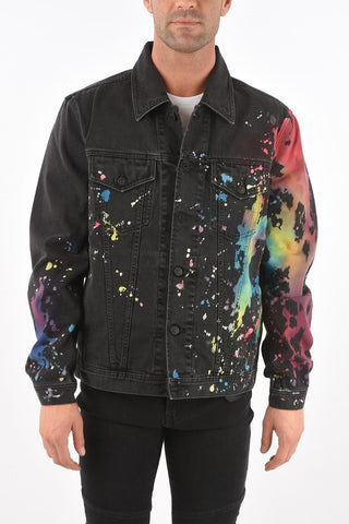 painted effect NHILL-C-SP denim jacket