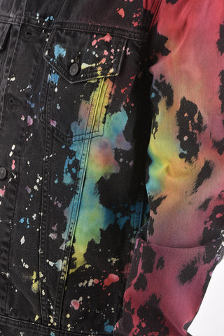 painted effect NHILL-C-SP denim jacket