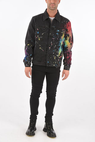 painted effect NHILL-C-SP denim jacket