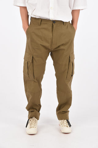 Cargo Trousers with Drawstrings at Waistband and Ankles 20cm