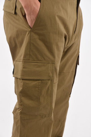Cargo Trousers with Drawstrings at Waistband and Ankles 20cm