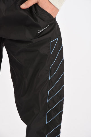 Embroidered ARROW MARKER Nylon Joggers
