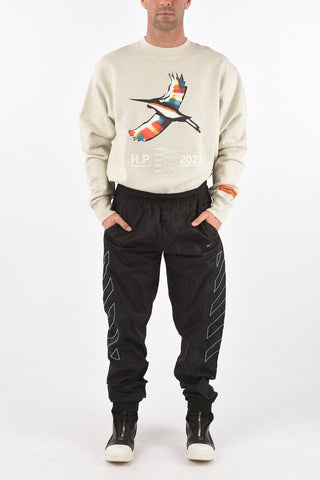 Embroidered ARROW MARKER Nylon Joggers