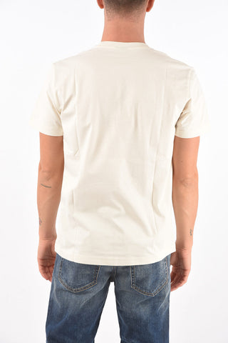 crew-neck T-DIEGOS-X45 t-shirt with front embroidery