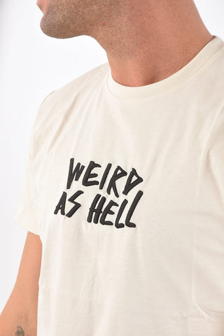 crew-neck T-DIEGOS-X45 t-shirt with front embroidery