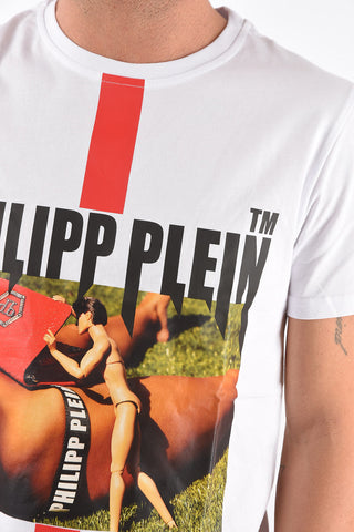 PLATINUM CUT Crew Neck TONY KELLY Printed T-Shirt