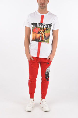 PLATINUM CUT Crew Neck TONY KELLY Printed T-Shirt