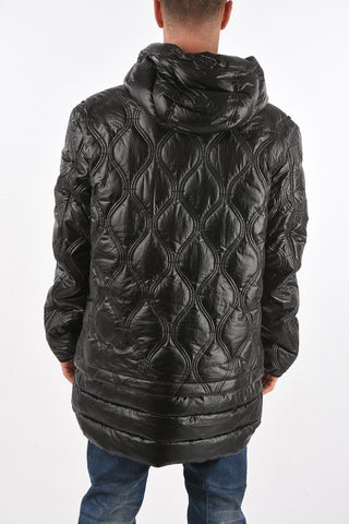 Visible Stitchings W-CRAWFORD-SHINY puffer jacket with hood