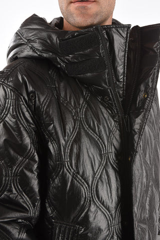 Visible Stitchings W-CRAWFORD-SHINY puffer jacket with hood