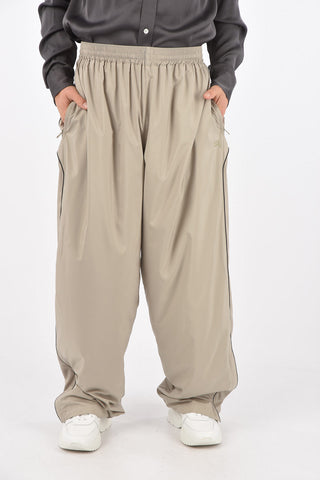 High-rise Wide leg Trousers with Waist Drawstring 25 cm