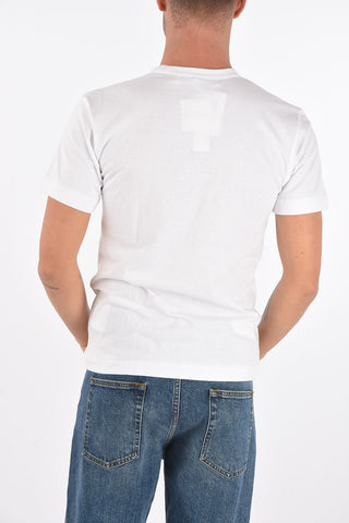 Printed t-shirt with embroidery