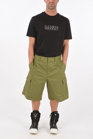 shorts cargo in cotone con passanti